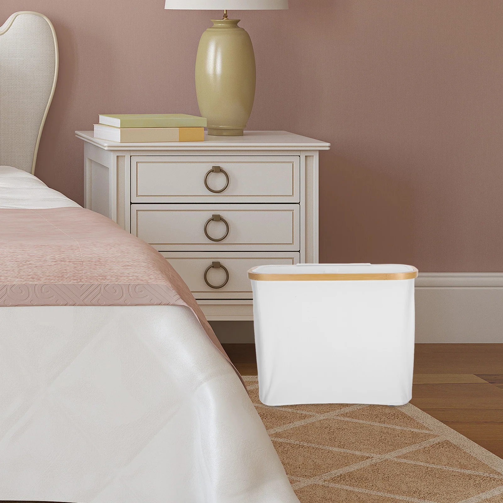 

Toilet Paper Storage Basket Foldable Oxford Cloth Tissue Organizer For Bathroom Kitchen Pantry Multi-Functional Dustproof