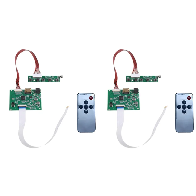 

REPLA-2Set 30PIN LCD Driver Board -Compatible EDP For Screen Resolution 1920X1200 1920X1080