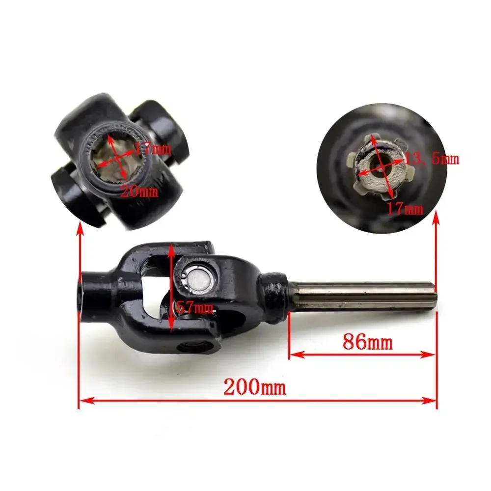 

20 мм, 17 мм до 17 мм и 14 мм ATV Quad U Шарнир приводной оси обратная передача для UTV GO karting 110cc 125cc 150cc Запчасти для багги
