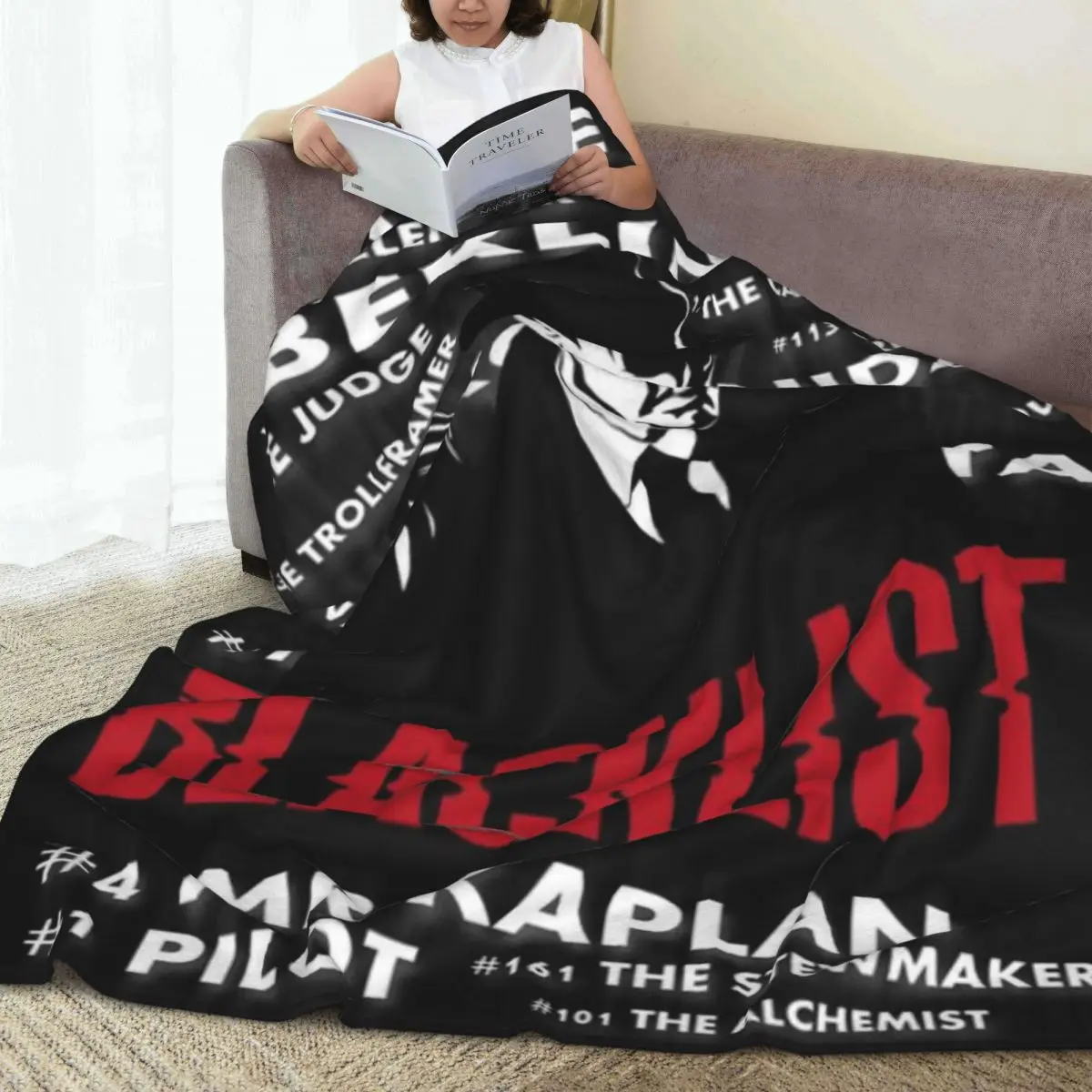 Throw Blanket James Spader Alias Raymond Red Reddington Micro Fleece Blanket Four Sizes Cute Warm Suitable For Sofa Nice Gift