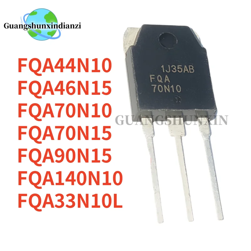 5PCS FQA90N15 FQA70N15 FQA46N15 FQA140N10 FQA44N10 FQA33N10L FQA70N10 TO-3P 90N15 70N15 46N15 140N10 44N10 33N10L 70N10
