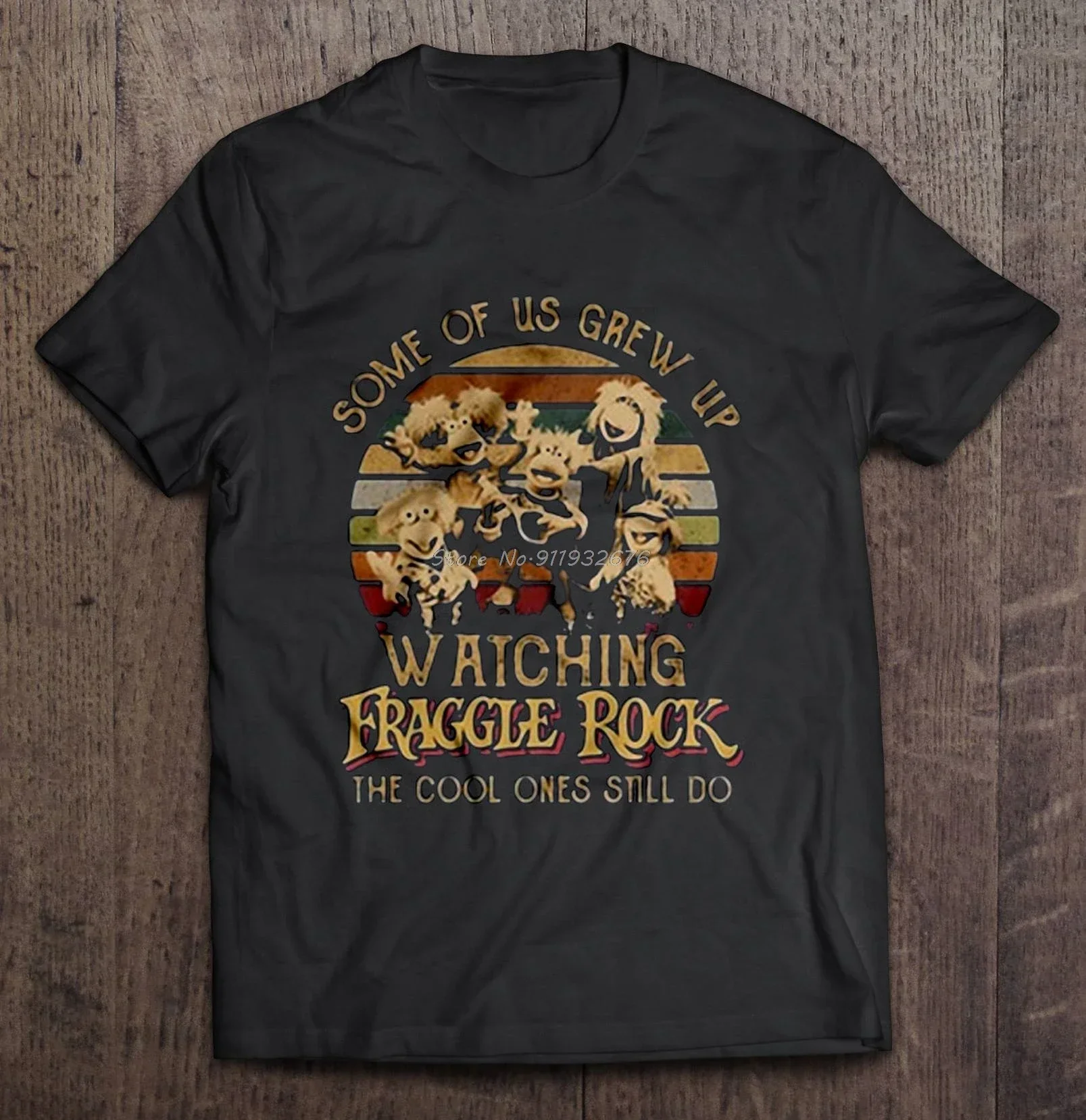 Мужская забавная футболка Модная футболка Some Of Us Grew Up Watching Fraggle Rock The Cool Ones Still Do Винтажная версия мужская футболка