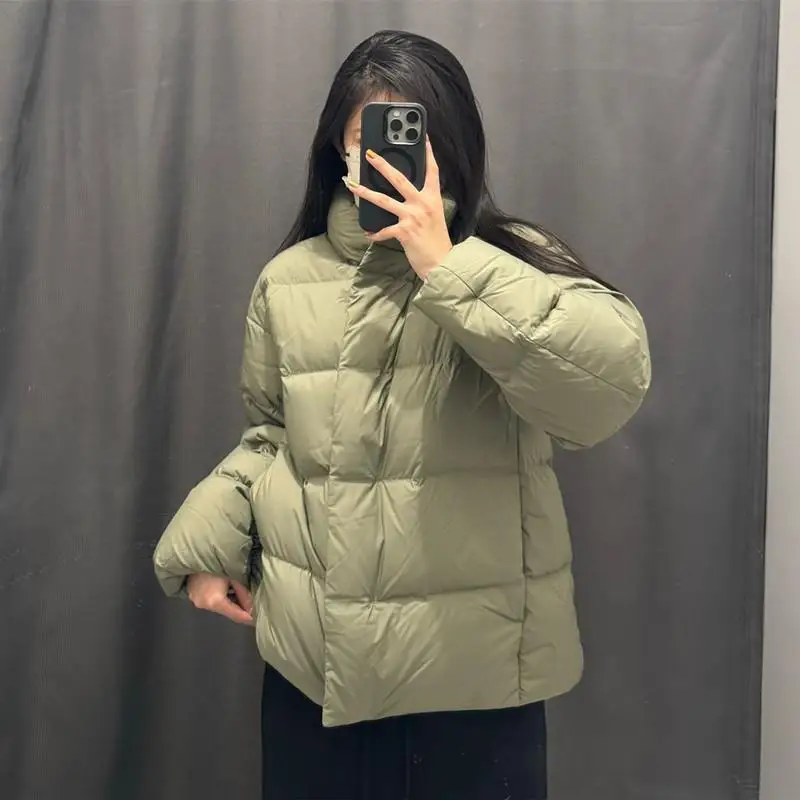 سترة نسائية معطف حراري سحابة أسفل معطف الخريف الشتاء عارضة