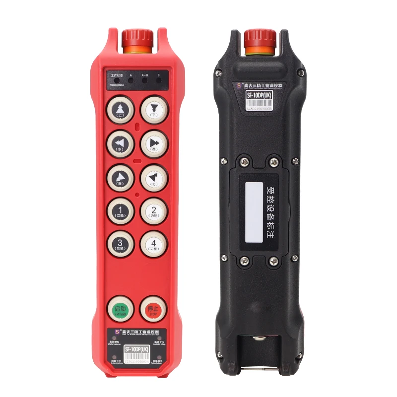 Control with an Advanced Push-Pull E-Stop Design Source Factory's 2025 New Release Mobile Crane Remote