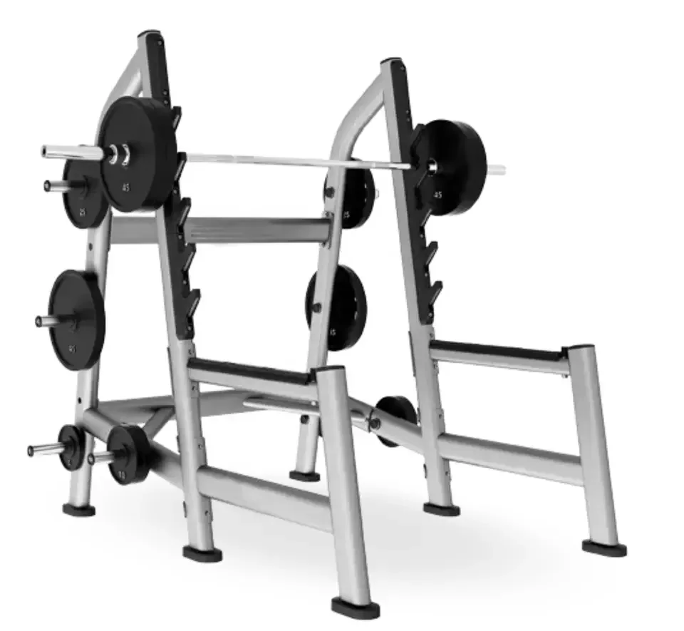 Squat Rack Deti Commercial Gym Equipment Exercise Squat Rack Weightlifting Station Strength Machine