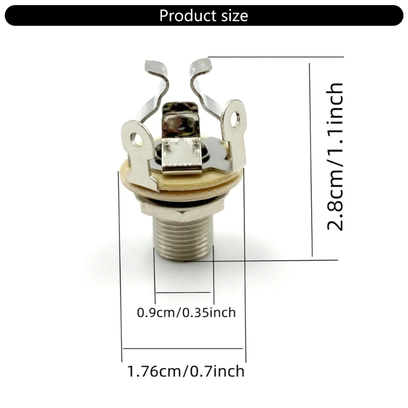 Universal Basses Guitar Connectors With Multi Point Brass Contact Converter Speaker for Clear Sound and Quick Setups