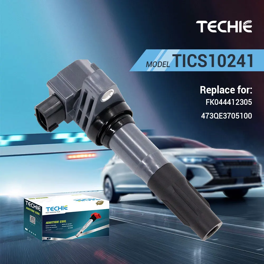 

1 шт. катушка зажигания TICS10241 заменяет FK 044412305 473QE 3705100 BYD 473QE- 3705100 A 473QE 3705100 Подходит для BYD F3 G3 L3 T3