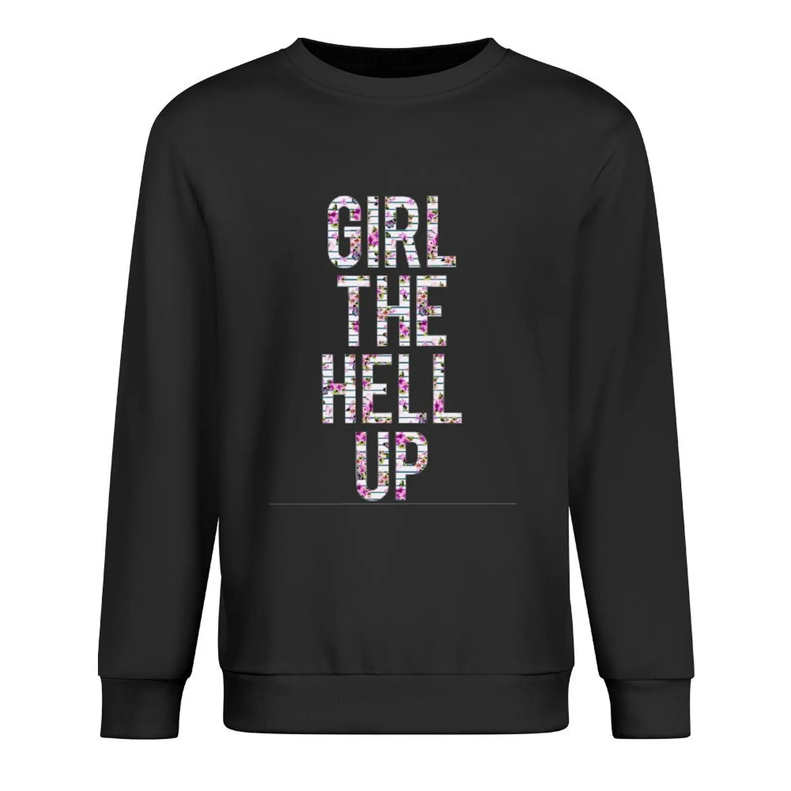

Girl the hell up Pullover men's winter sweater korean style clothes autumn jacket men men's clothes sweatshirt for men