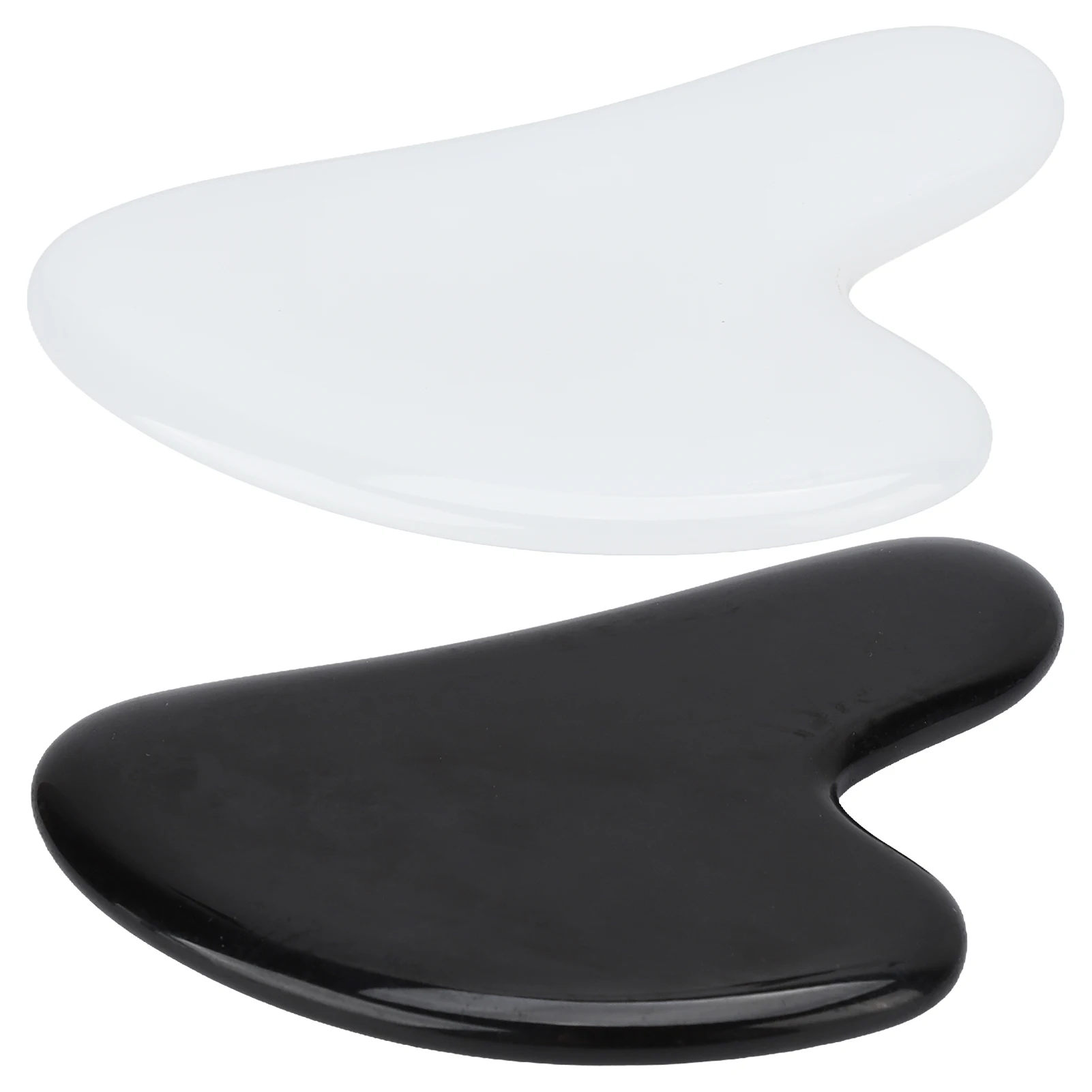 1pcs Heart Shape นวดสปาขี้ผึ้ง Gua Sha Scraping นวด Scraper เครื่องนวดหน้าฝังเข็ม Guasha BOARD นวดสําหรับใบหน้า