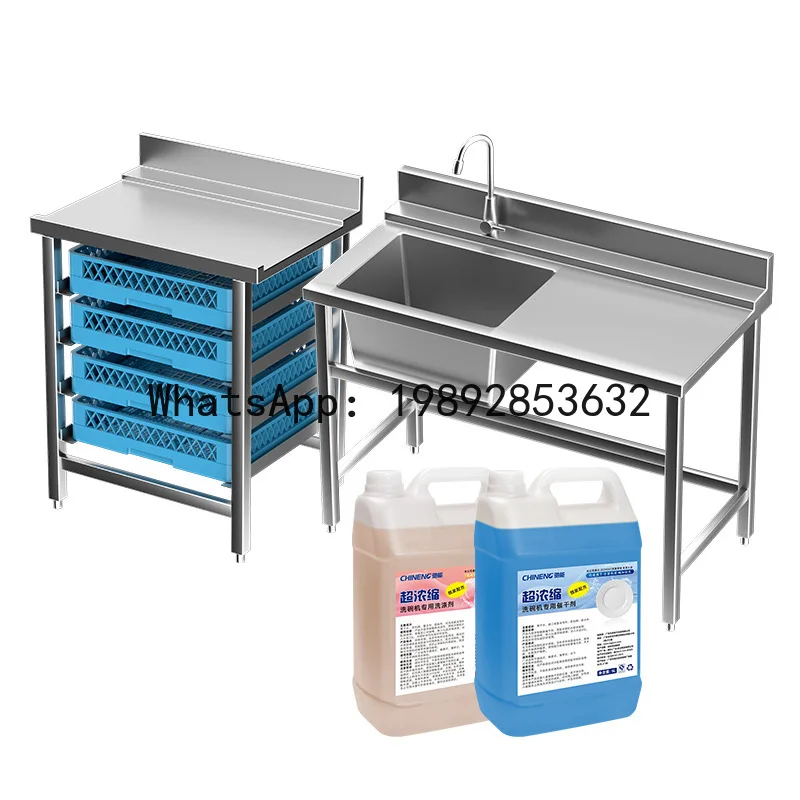 Workbench and dish rack cleaner - powerful stain remover, kitchen drying agent, dishwasher safe