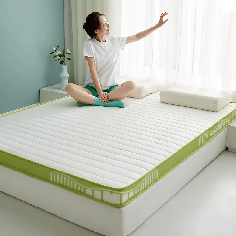 Latex Mattress Upholstered Tatami Sponge Mattress Thick Sleeping Pad Double Bed Futon Foldable Mattress Topper Bedroom Furniture