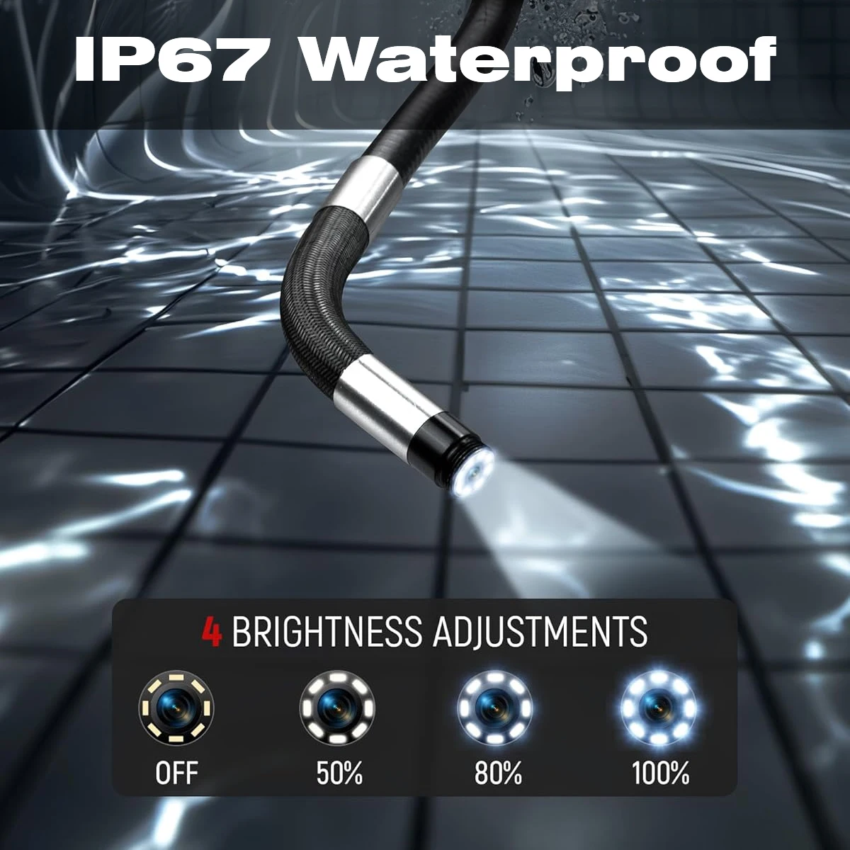 Sewer Piping Rotary Automotive Boroscope Articulating Endoscope Channel Inspection Camera Joint 3.9mm 6mm For Cars Tools 1080p