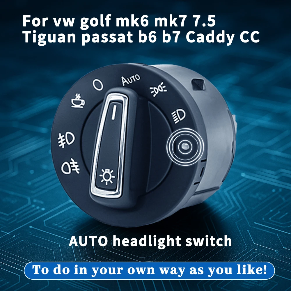 

Кнопка переключения фар, модуль управления датчиком противотуманной фары для VW Tiguan MK1 Golf Jetta 5 6 Bora Passat B6 B7 CC, обновление интерьера\[