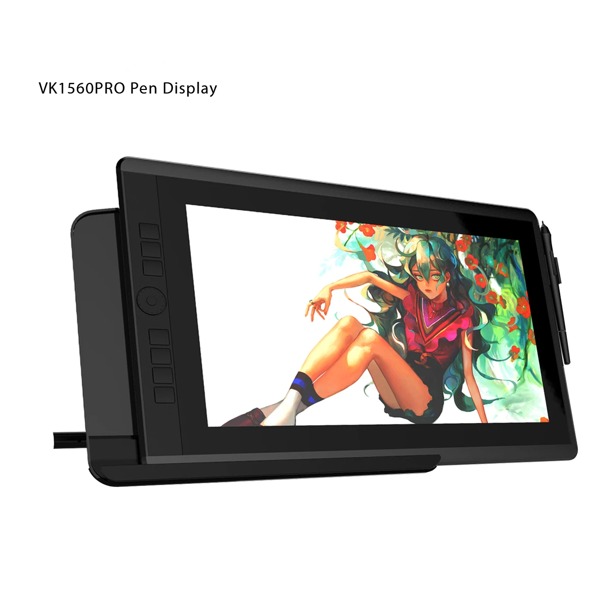 

VK1560 Pro 15.6 Inch Pen Display Graphics Drawing Monitor IPS HD Screen with 2 Battery Free Passive Pen