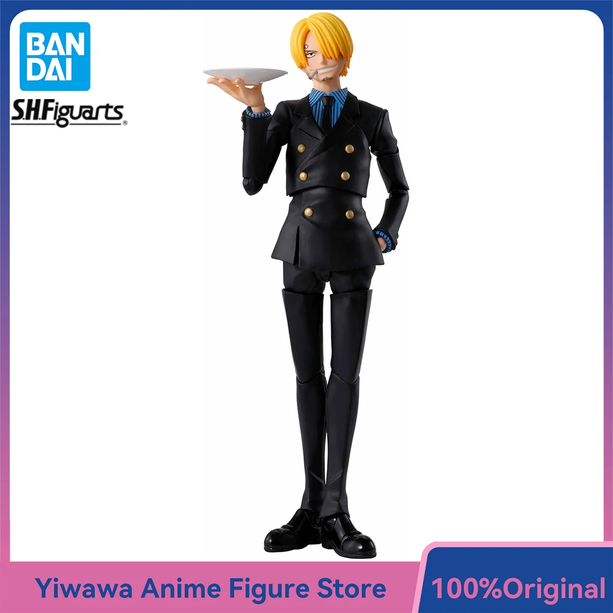 

Bandai S.H.Figuarts One Piece Sanji Romance Dawn Action Anime Figures Original Collectible Model Toys Fine Doll Ornaments