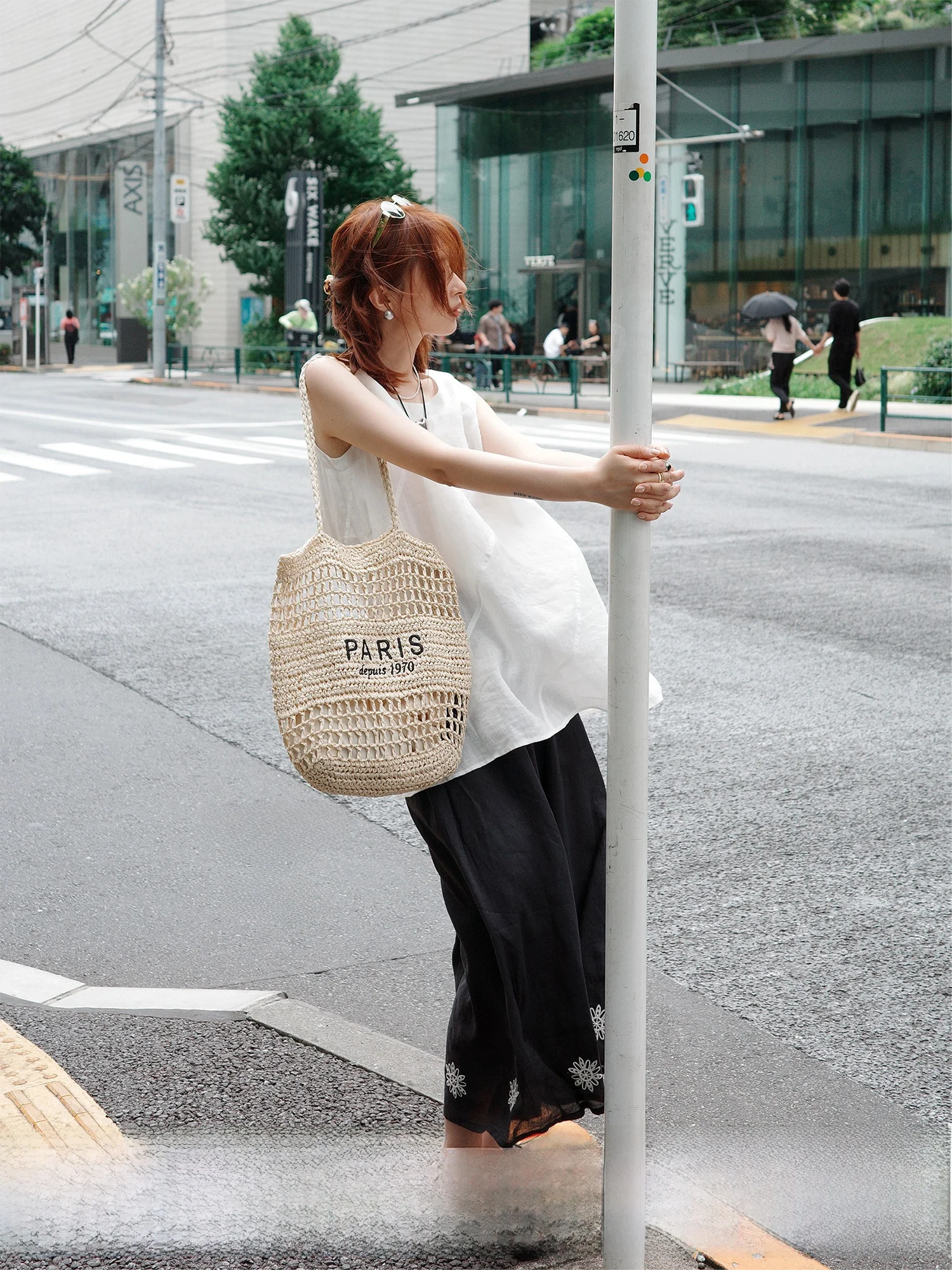 

French Style Loose Fit Linen Shirt Sleeveless Mid-Length Top for Women Breathable Comfortable Summer Fashion Workwear
