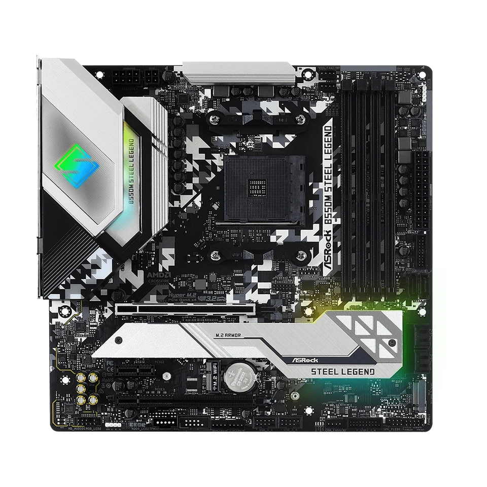 ASRock B550M STEEL LEGEND AMD B550 Motherboard Socket AM4 for