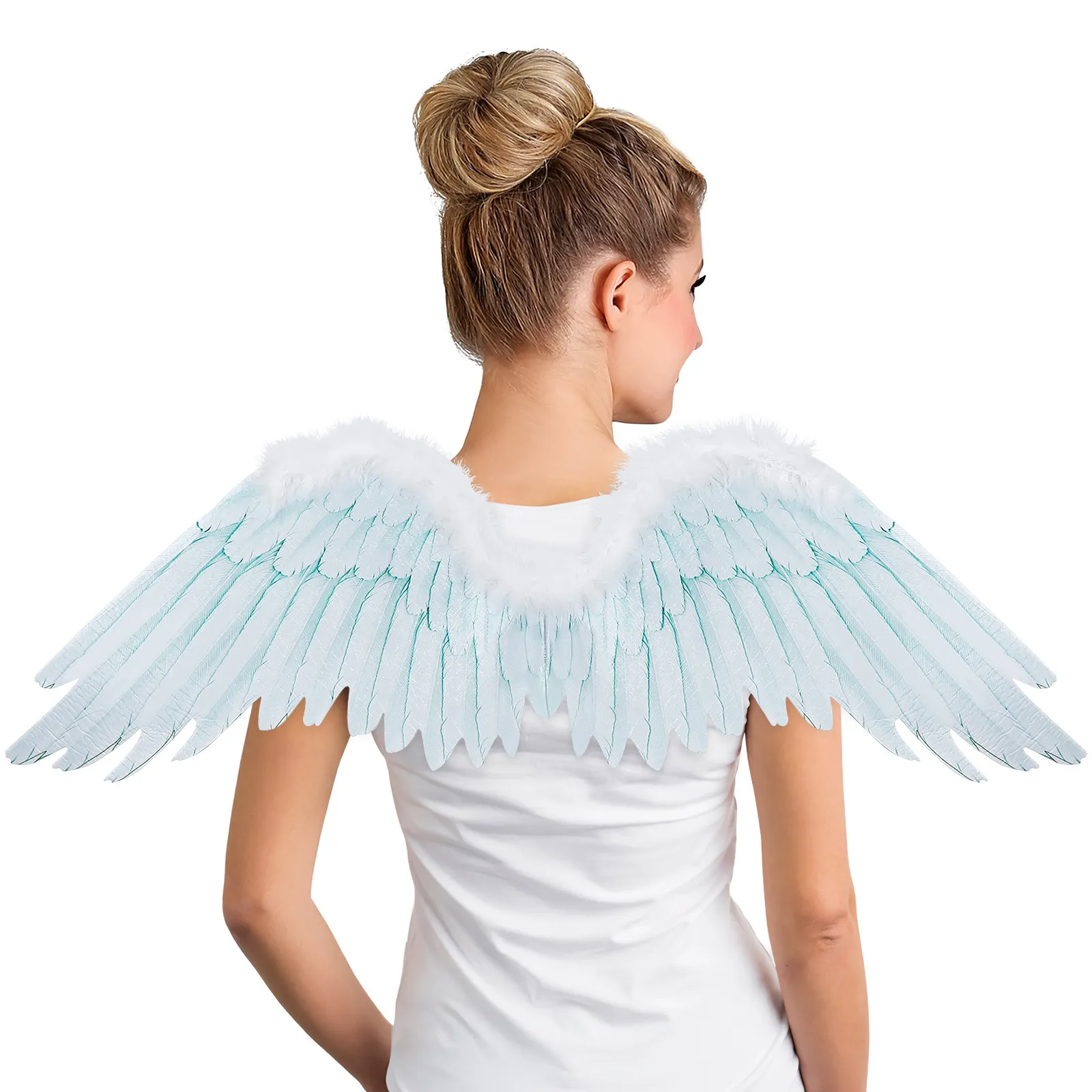 Angel Wing Prop Large Delicate Backside Angel Wing Lightweight Party Halloween Cosplay Performance Costume Photo Props