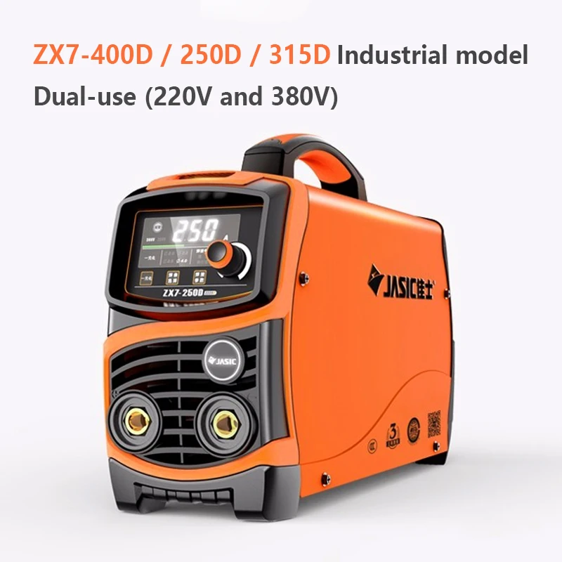 JASIC ZX7-400D 250D 315D Manual MMA Arc Welding Machine Portable Light Industry Inverter Dual Voltage DC Manual Welding