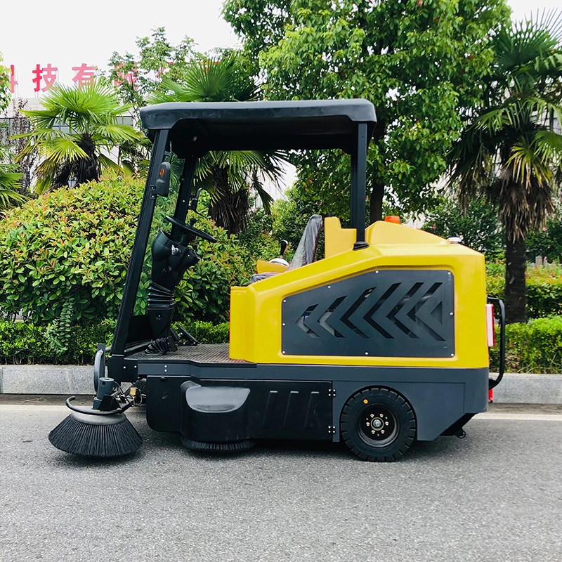 Hot Selling Automatic Outdoor Electric Cleaning Machine Industrial Floor Sweeper Ride-on Sweeper