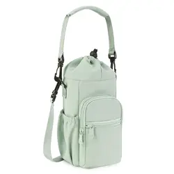 1pcs Water Cup Cover Aluminum Foil Thermos Cup Cover Twill Water Bottle Shoulder Bag Water Cup Bag Crossbody Kettle Cover