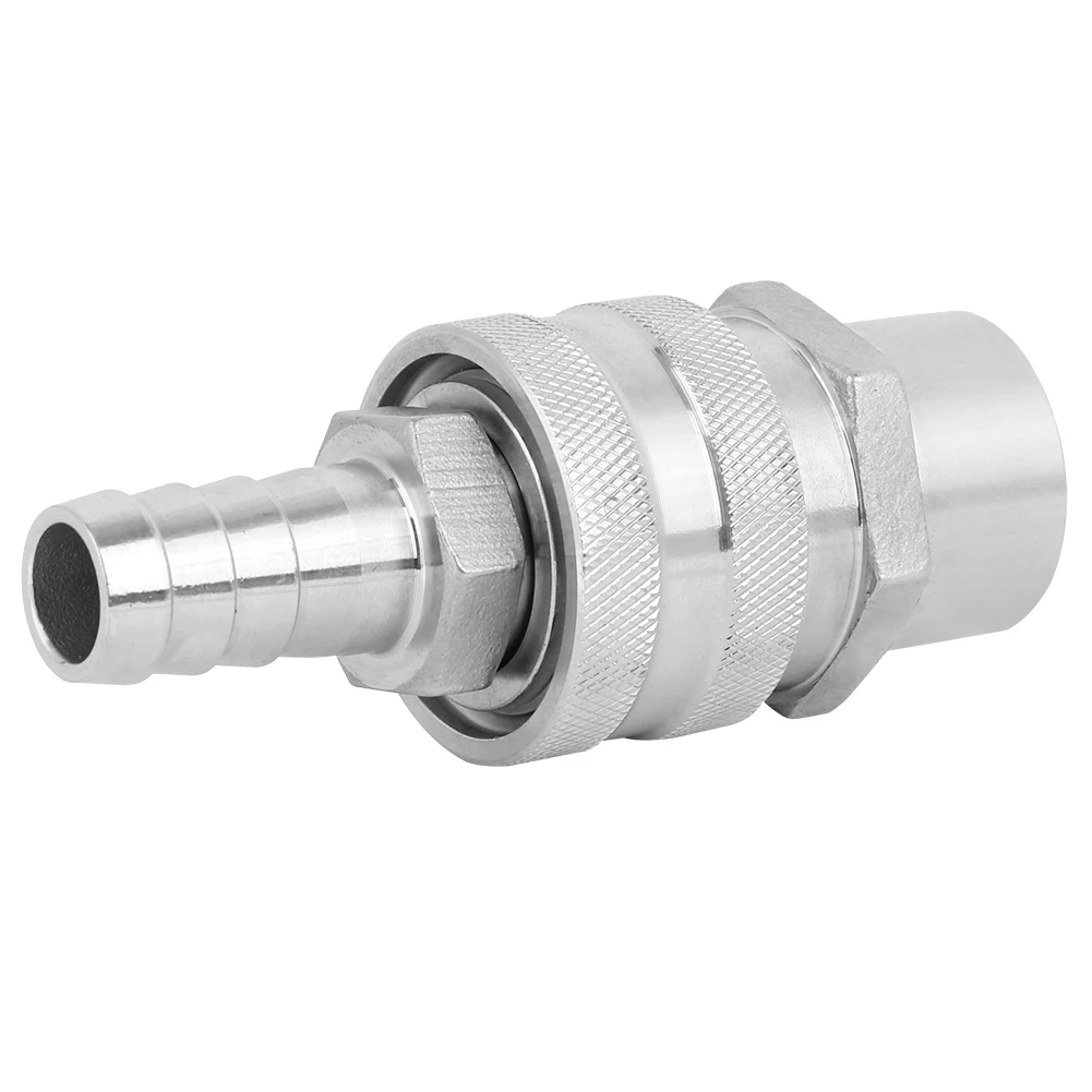 Female Thread 1/2inch Npt, Quick Disconnect Equipment Beer Pump Accessory Female Thread 1/2inch Npt1/2inchbarb for Homebrewers