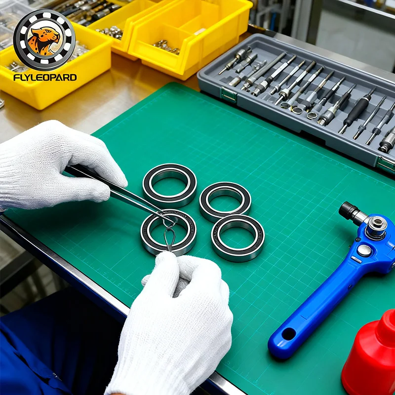 

10PCS F605RS 5x14x5mm Miniature Ball Bearing Rubber Sealed RS Single Side for RC Car Drone Fan Motor - Bearing F605RS