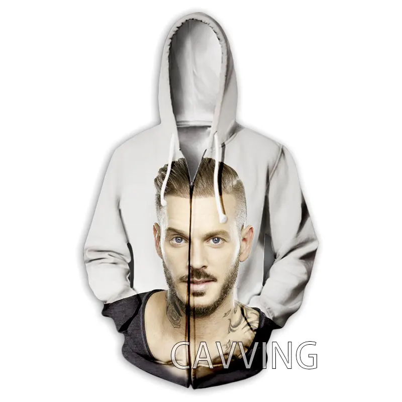 

CAVVING 3D Printed M. Pokora Zipper Hoodies Zip Hooded Sweatshirt Harajuku Hoodie Sweatshirt for Men/women