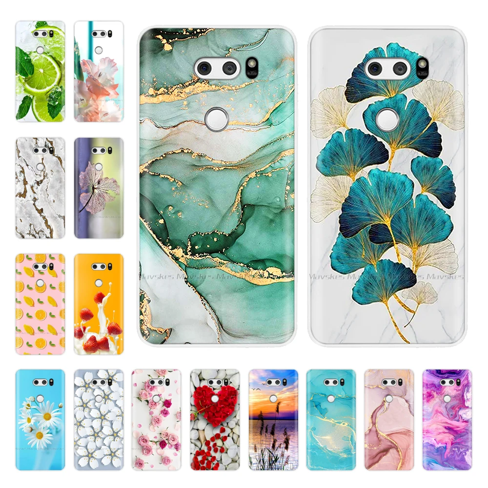 

For LG V30 / V30+ Case Soft Silicone Shockproof TPU Back Cover for LG V30 Plus V20 Cases V30S Thinq Fundas For LGV30 V 30 Coque