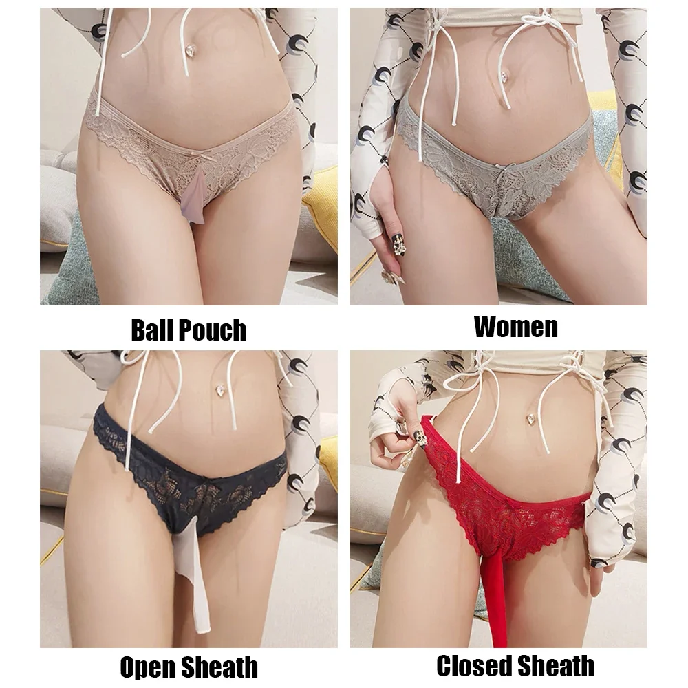 الأزهار الدانتيل سيسي الحقيبة سراويل المثيرة الملابس الداخلية مثلي الجنس مفتوحة/مغلقة غمد السروال رجل انظر من خلال الملابس الداخلية كروسدرينج ثونغ