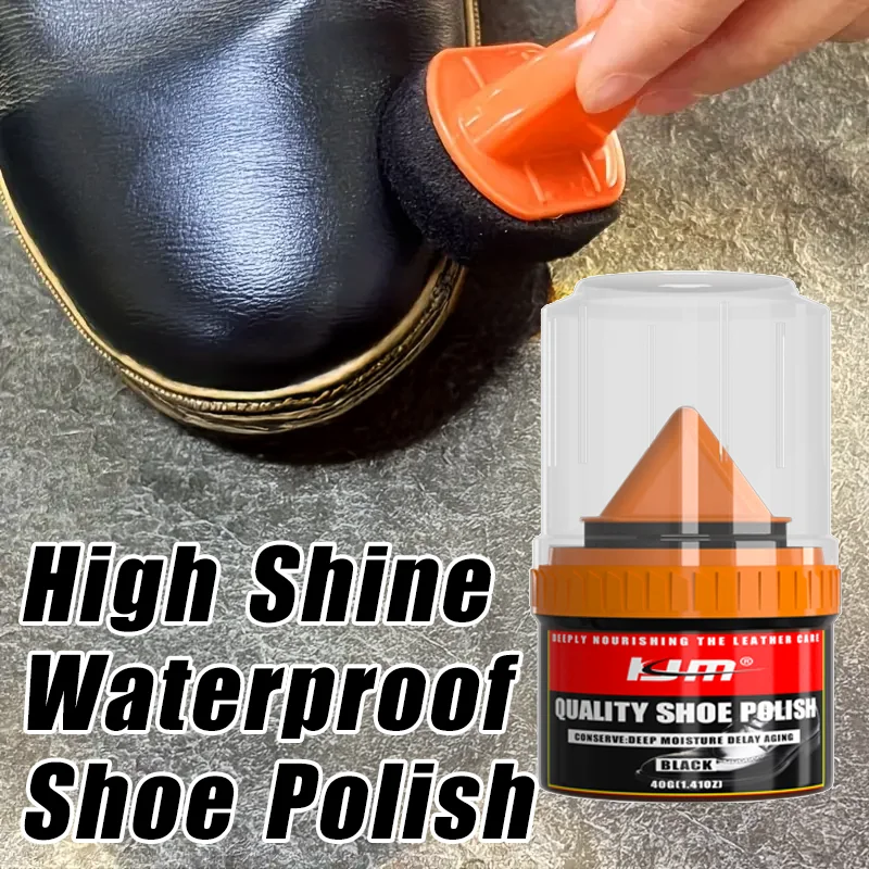 

Крем для чистки и восстановления кожаной обуви KJM 40G, глянцевый, водостойкий, питательный, для придания блеска и насыщенного сияния.