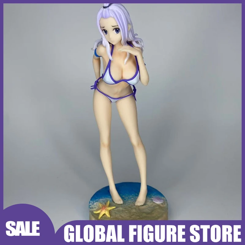 

27cm Mirajane Swimsuit Anime Figure Beach Version Model Statue Game Merch Collectible Desktop Decoration Birthday Gift for Fans