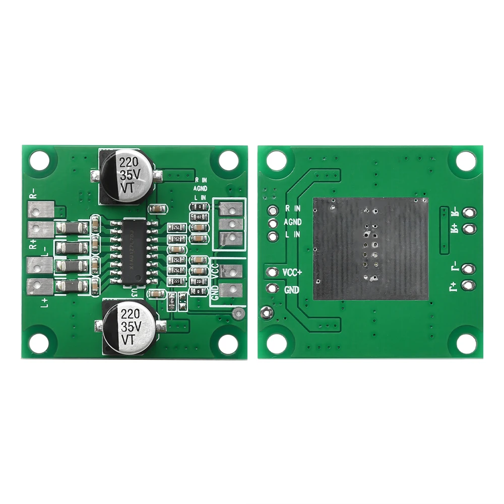 DC 7-25V 40W + 40W Digitales Leistungsverstärkermodul Stereo-Audioverstärker Power Pure Leistungsverstärkerplatine für Auto-Audiosystem – Detail 2