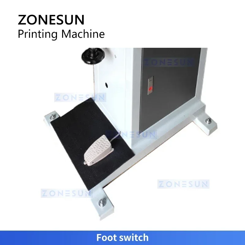 Zonesun Vertical Pad Printer Pad Printing Supplies Pneumatic Ink Transfer High-Precision Printing ZS-VTQYY1