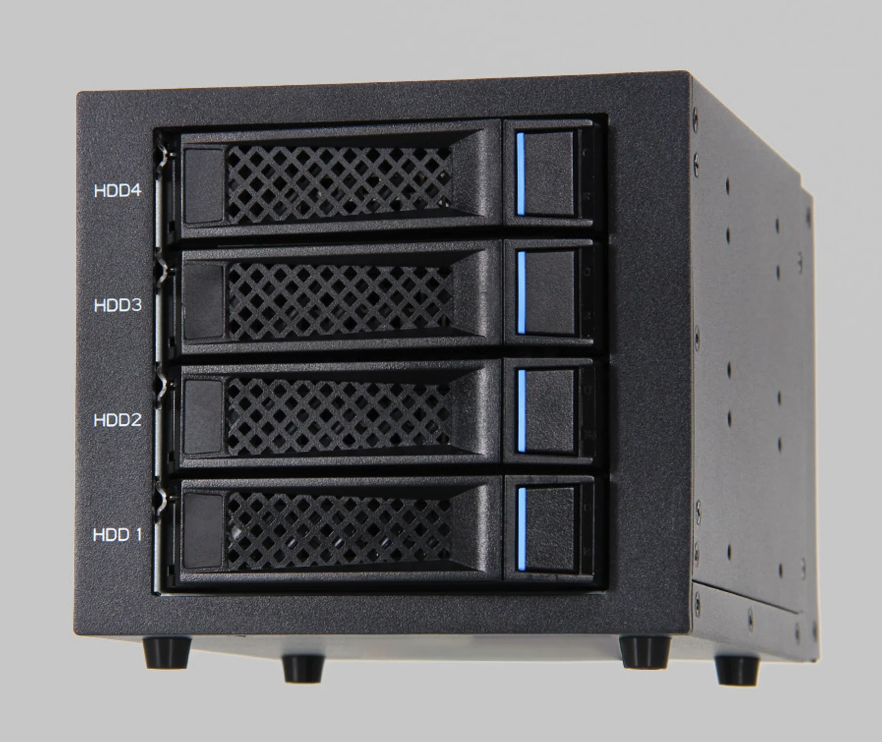 4-Bit U.2 NVMe HDD/SSD Chassis SlimSAS SFF-8654 8i Port, No PCIe Fork Required, Storage Expansion, with Fan, Version C