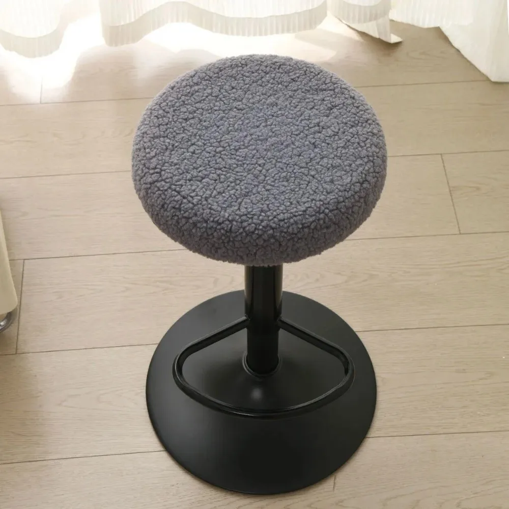 New Bar Round Stool Cover Thickened Stretchable Seat Chair Slipcover Washable Elastic Stool Cushion Cover