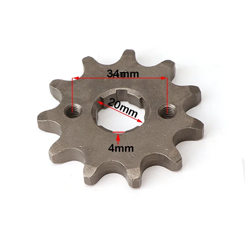 530 10 11 12 13 14 15 16 17 18 19 20 21T 20mm Tooth Front Engine Drive Sprocket for Motorbike Dirt Bike ATV Quad Buggy