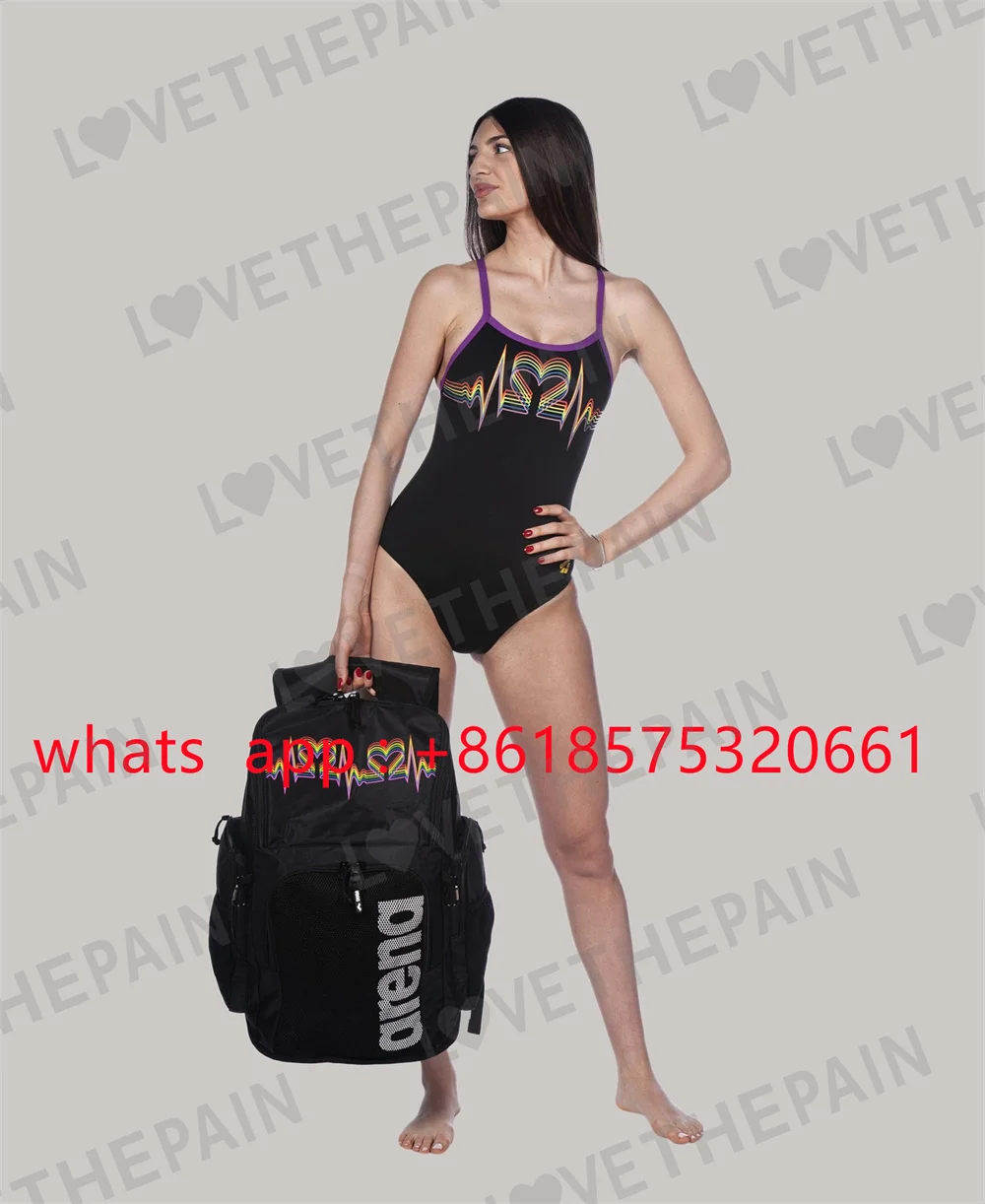 2022 New Summer Women Sexy Thin Belt Swimsuit One-piece Triangle Athletic Sports Quick-drying Functional Training Wear Swimsuit