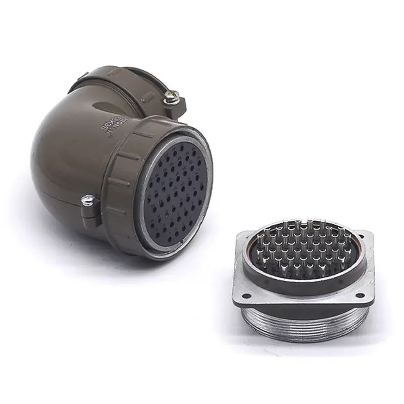 1pc P60 Aviation Plug Connector Metal 45Pin 47 Pin Circular Connector Aviation Plug Socket Hight Current Voltage Connectors 4