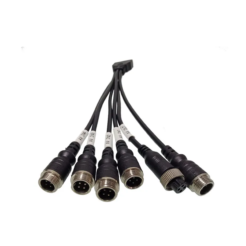 4 Pin Aviation Cable Connect Car Camera To Mdvr Cable