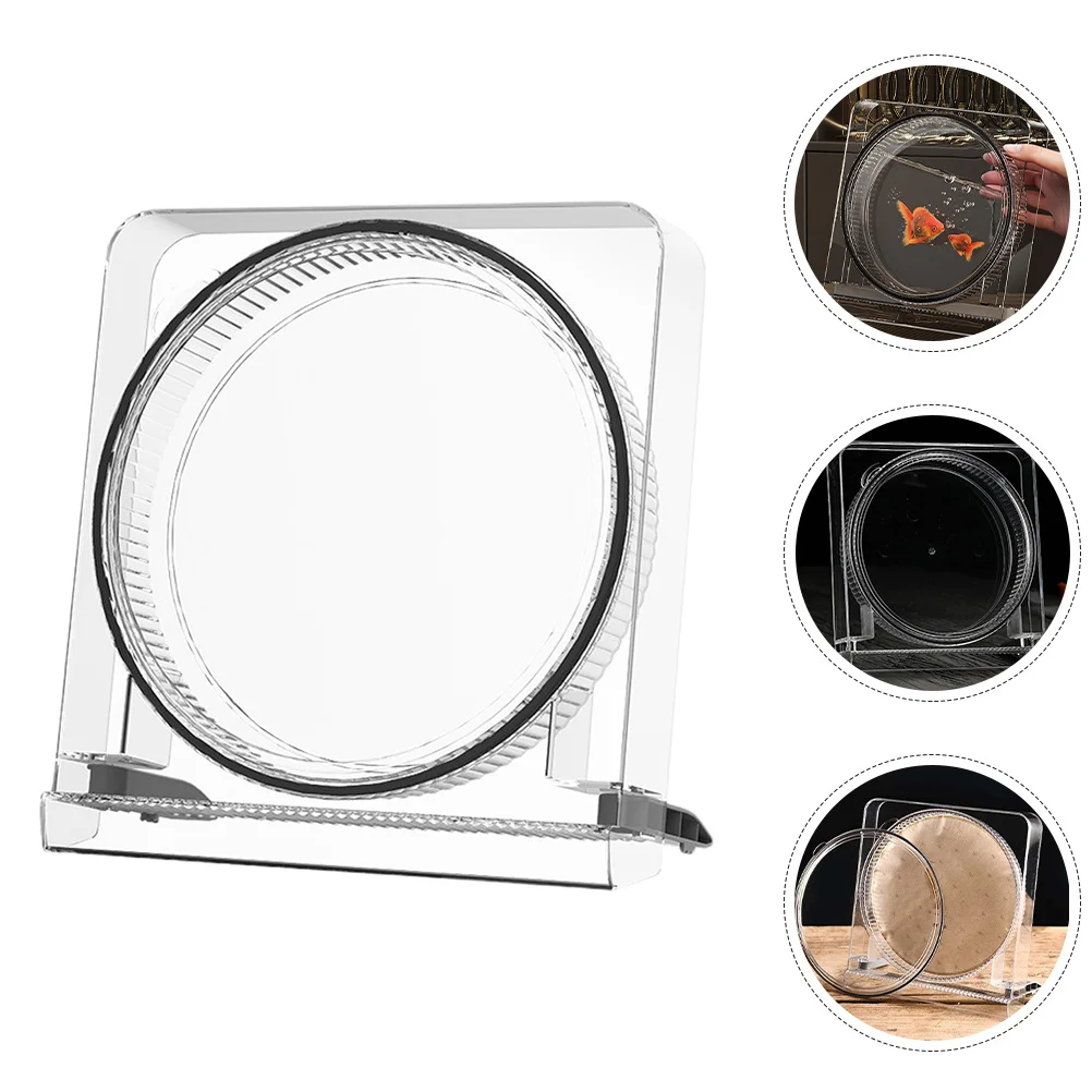 

Puerh Tea Cake Display Box Practical Wear Resistant Safe Light Material Home Showcase Counter Use Chainese Tea Cake Holder