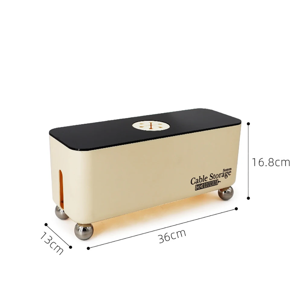 صندوق تخزين الأسلاك خط الطاقة كابل تخزين حالات مقبس الشاحن مرتب المنظم شبكة خط صندوق تخزين شاحن إدارة الأسلاك #4