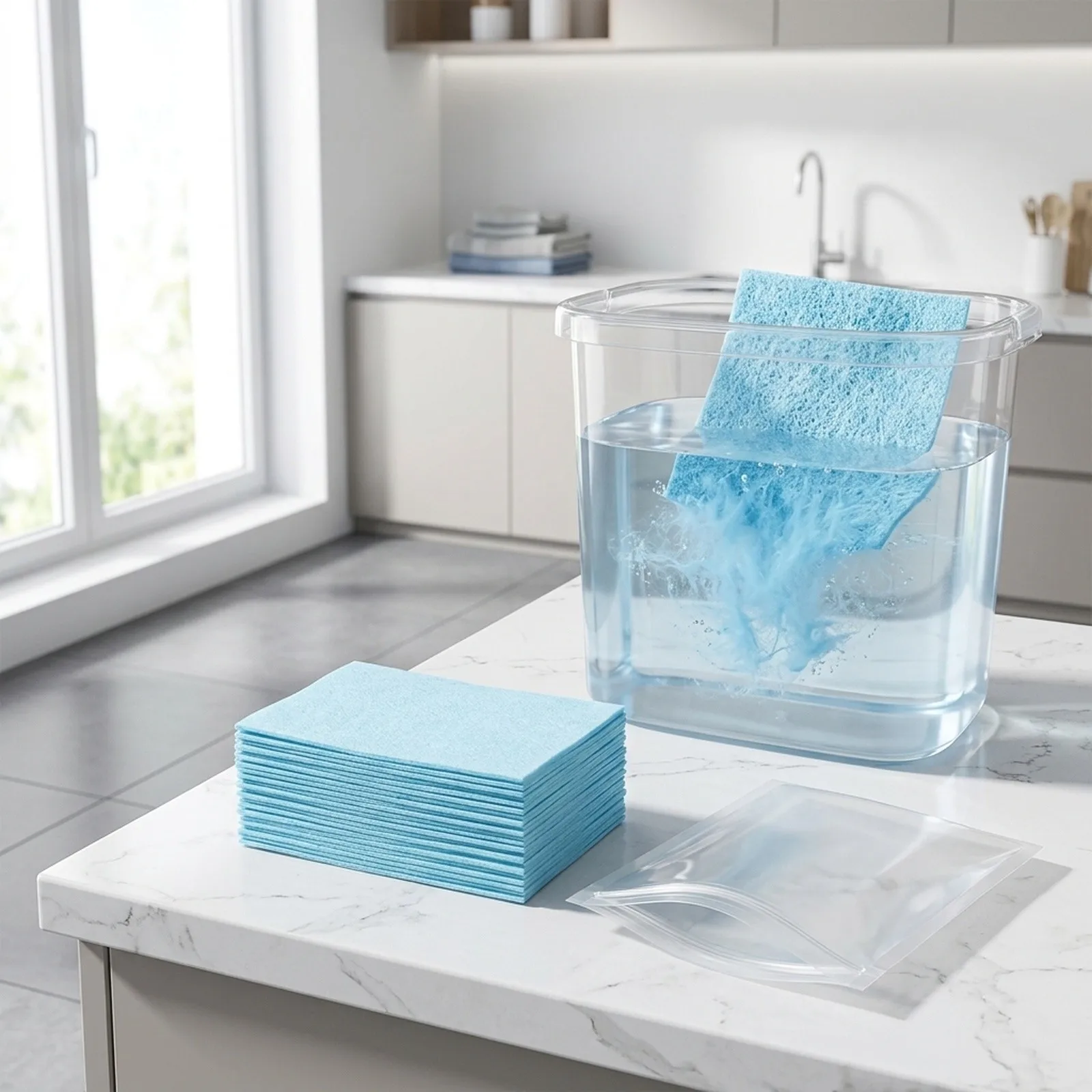 Floor Cleaning Sheets for Hardwood for tile Laminate Marble Floors Quick Dissolving Decontamination Mopping Tablets