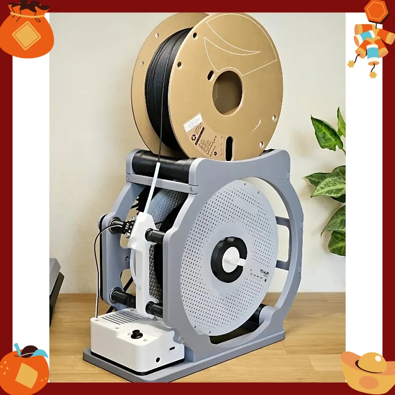 V3 Automatic 3D Printer Filament Respooler Complete Unit With Power Source Arduino Based Filament Rewind Winder Tool
