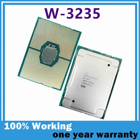 CPU Intel Xeon W-3235 Xeon W-3235 CPU w-3235 12Core 24Thread 3.3GHz 180W LGA3647 W-3235