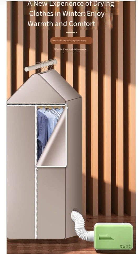 Máquina secadora multifunción de 220V/110V, Mini secadora de ropa, zapatos portátiles, secador de pelo para mascotas, cama calefactora, aire caliente y frío