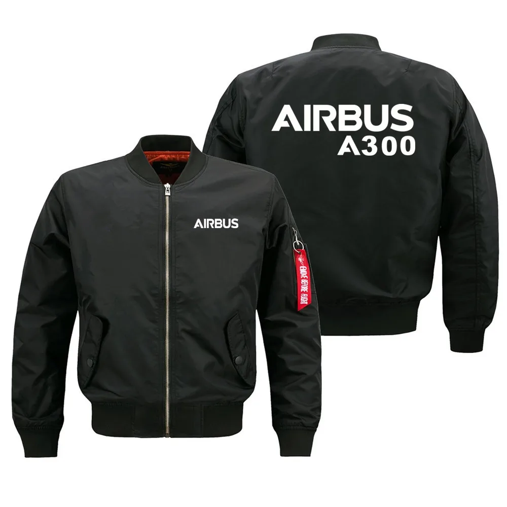 

New Streetwear Casual Baseball Jacket Aviation Flight Outdoor Military Airbus A300 Pilots Ma1 Bomber Men Jacket Coats