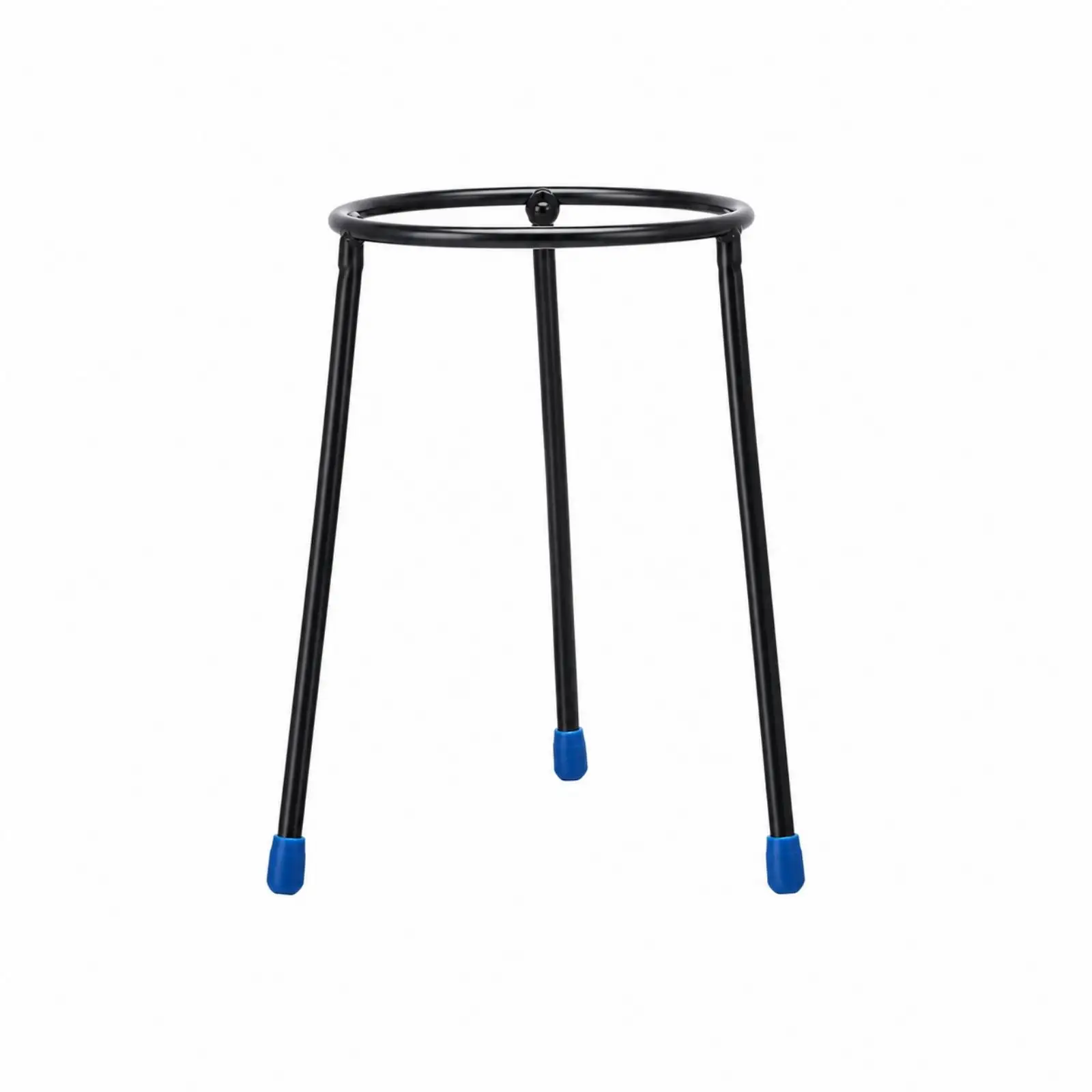 Iron Triangular Laboratory Support Stand Stable Tripod Stand with Support Loop Sturdy Long-Lasting for Science Students