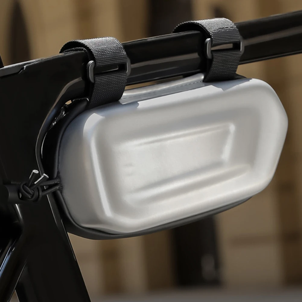 

Cycling Gear Hard Shell Storage Bag - Portable Bicycle Top Tube & -Crossbar Pouch For Bike Glasses