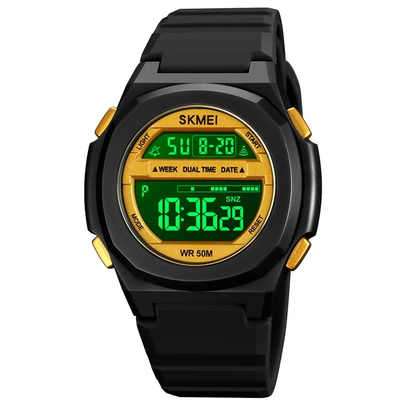 Skmei-reloj electrónico multifuncional para hombre y mujer, accesorio de moda, resistente al agua, para deportes al aire libre, 1821